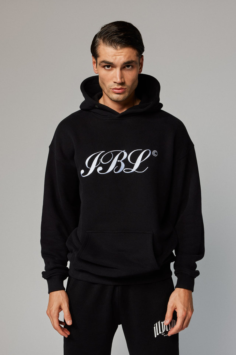 IBL Embroidery Hoodie - Black