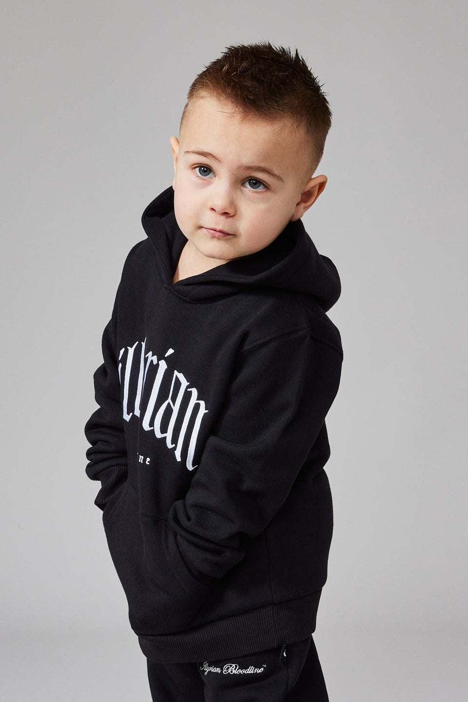 Illyrian Kids Signature Hoodie - Black