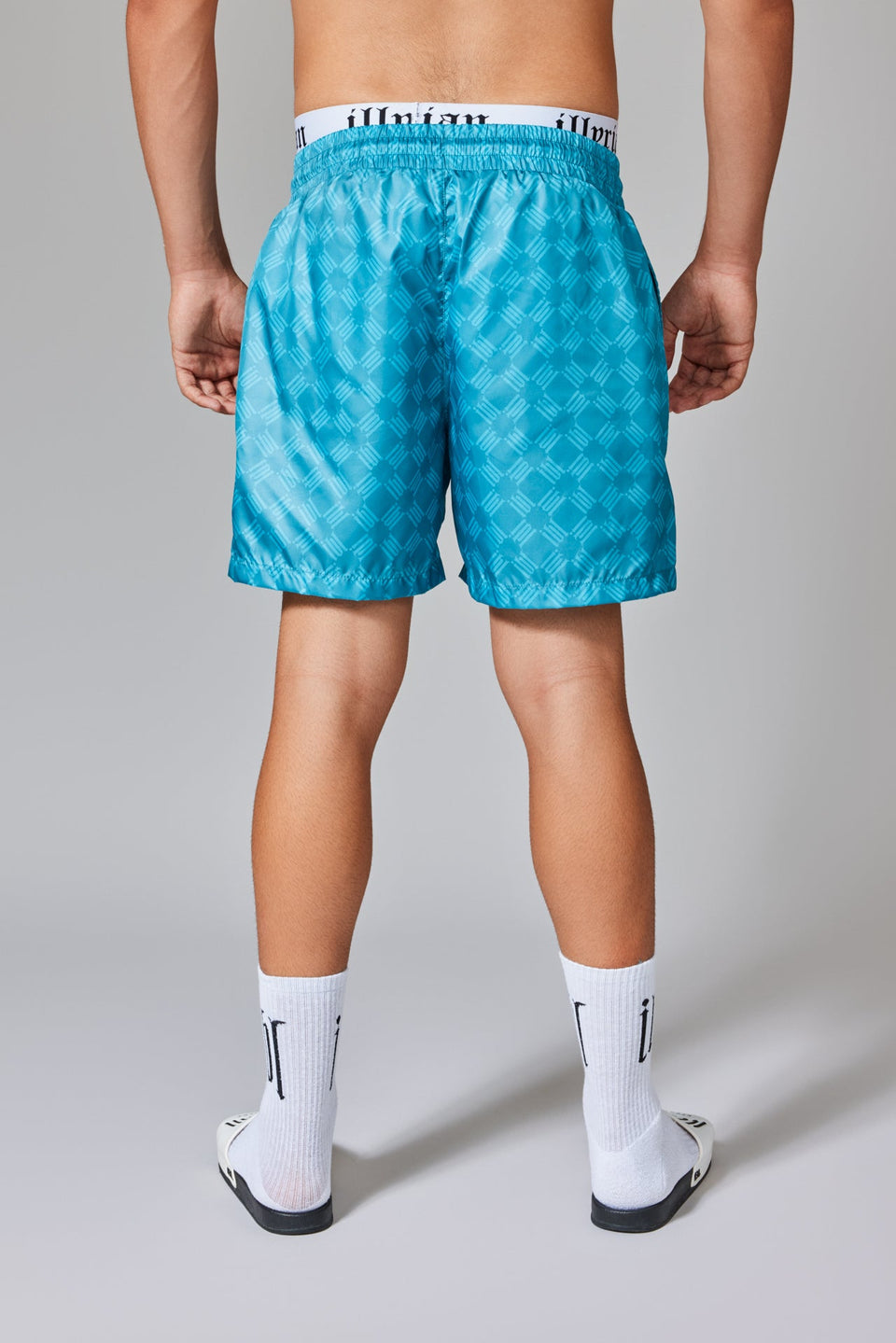 IBL Jacquard Swim Shorts - Petrol