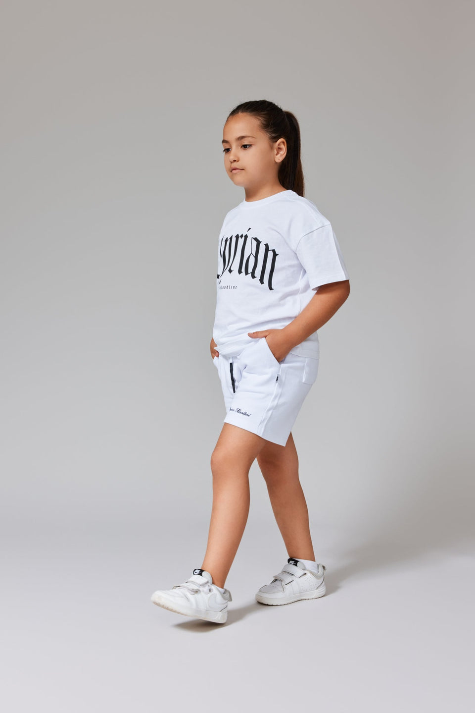 Kids' Illyrian Bloodline Shorts - White