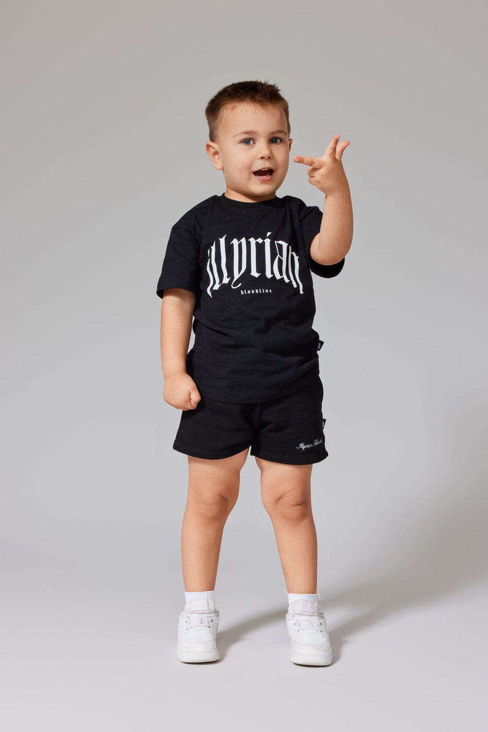 Kids' Illyrian Bloodline Shorts - Black