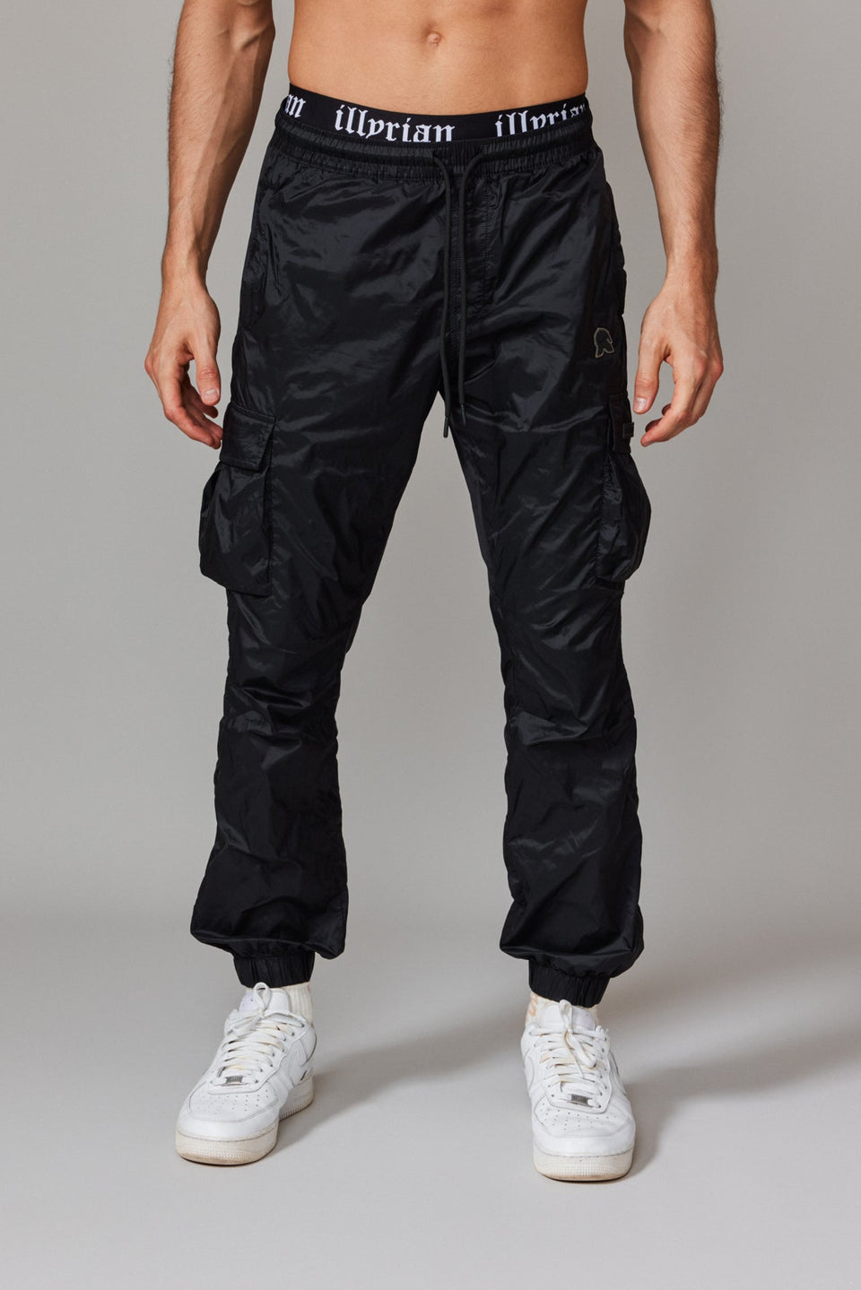 Men Windbreaker Joggers - Black