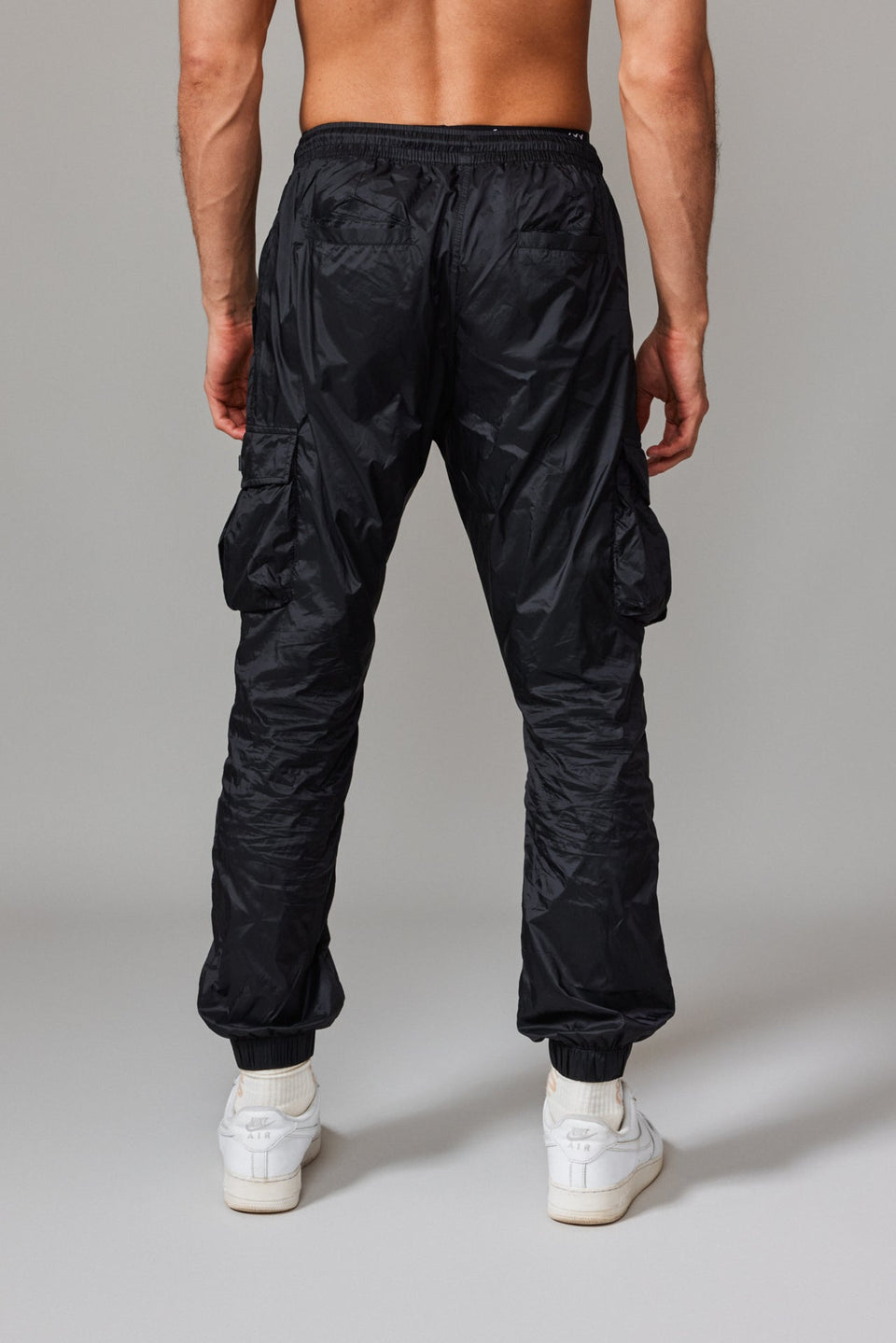 Men Windbreaker Joggers - Black