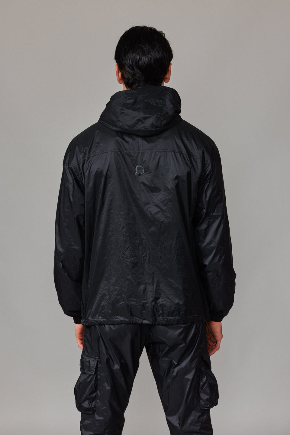 Men Windbreaker Jacket - Black