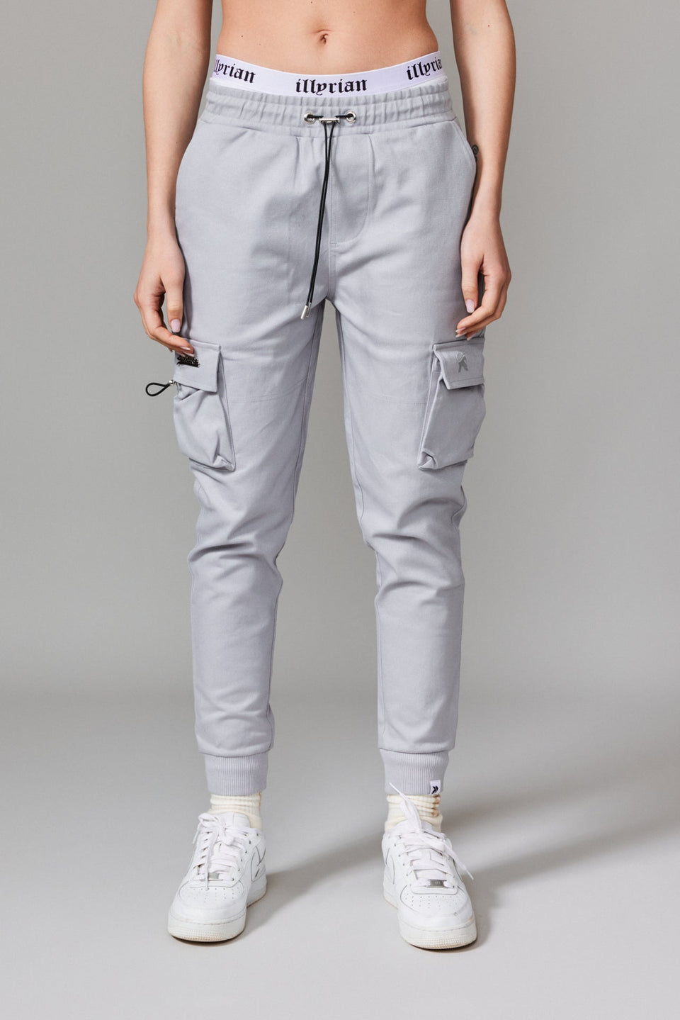 Cargo Joggers - Light Grey