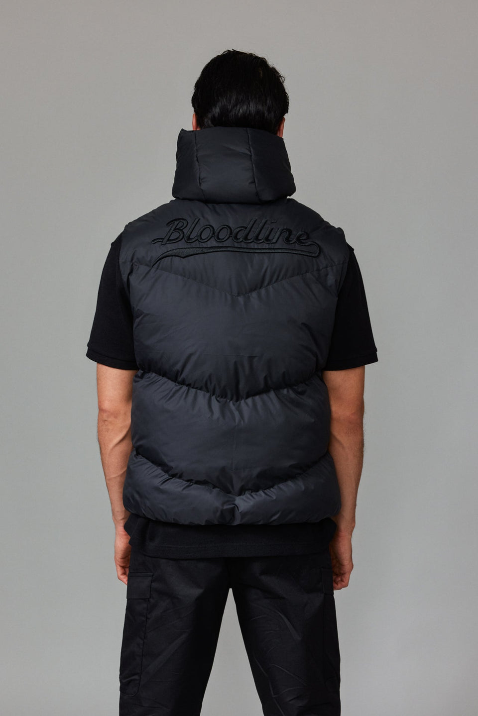 Bloodline Zipped Vest - Black